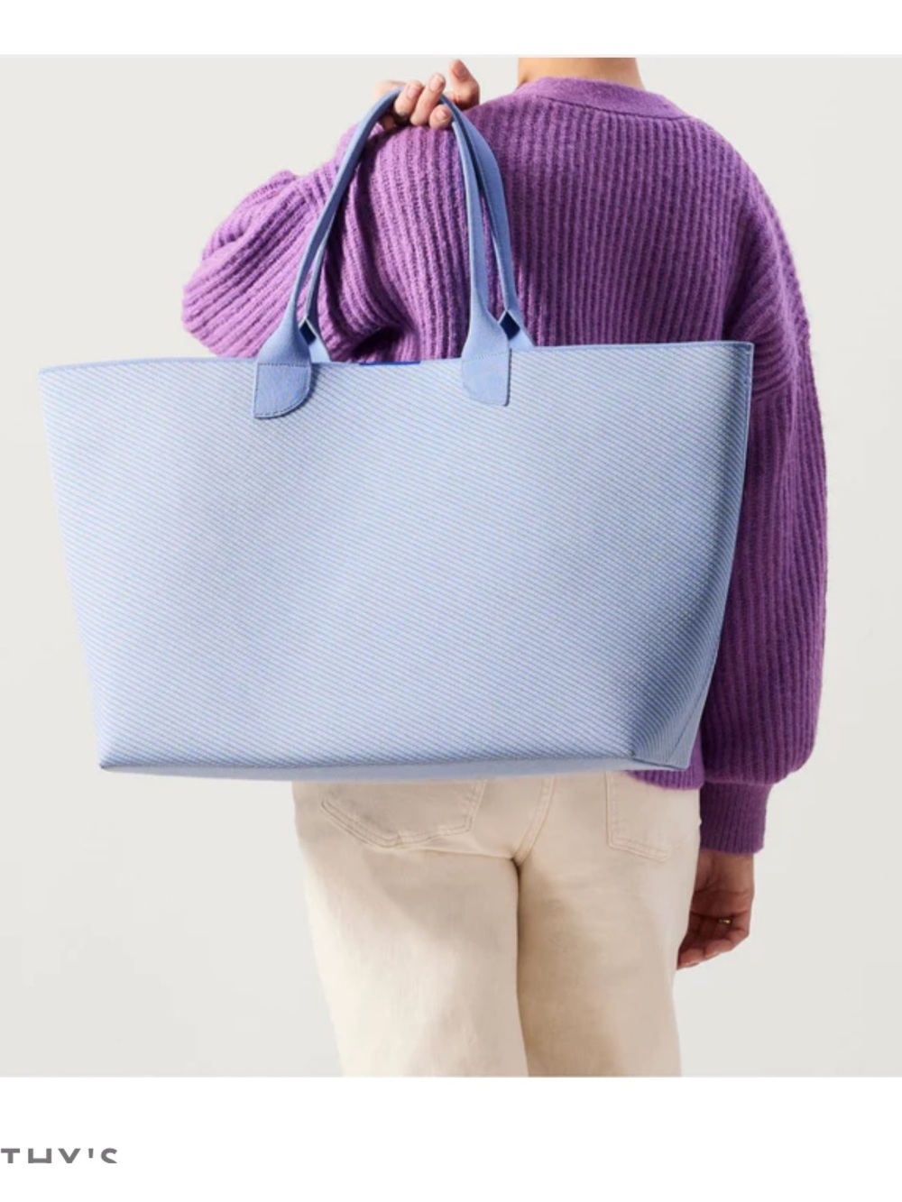 💖SPOTLIGHT💖NWT Rothy’s Periwinkle Lightweight Mega Tote Bag